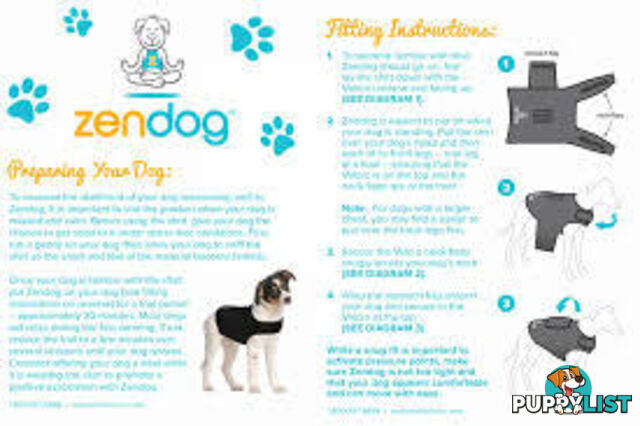 Calming Shirt - Thunder Shirt - Zendog - PPP-69-14
