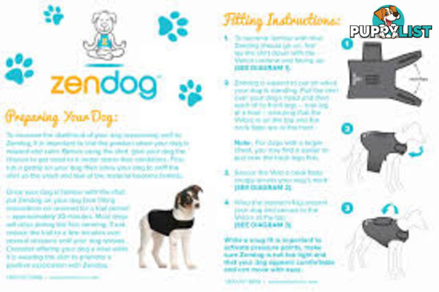 Calming Shirt - Thunder Shirt - Zendog - PPP-69-14