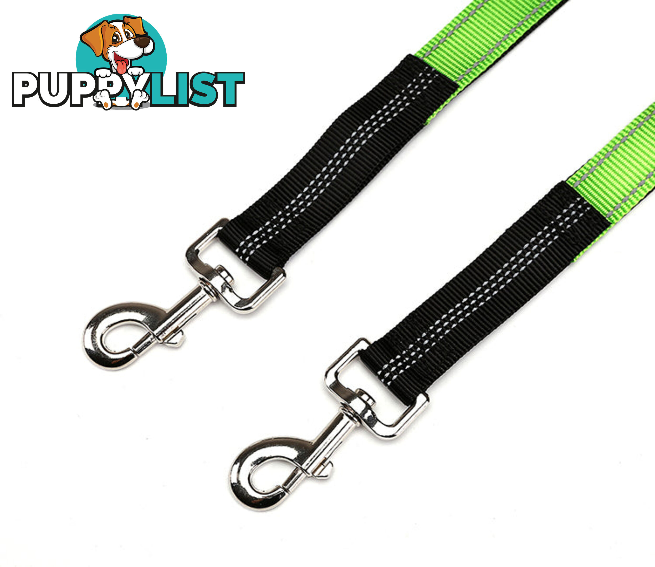 Hands Free Runner/Walker Waist Dog Leash Reflective- Moondidley Pets - MDPLDRUNBLK