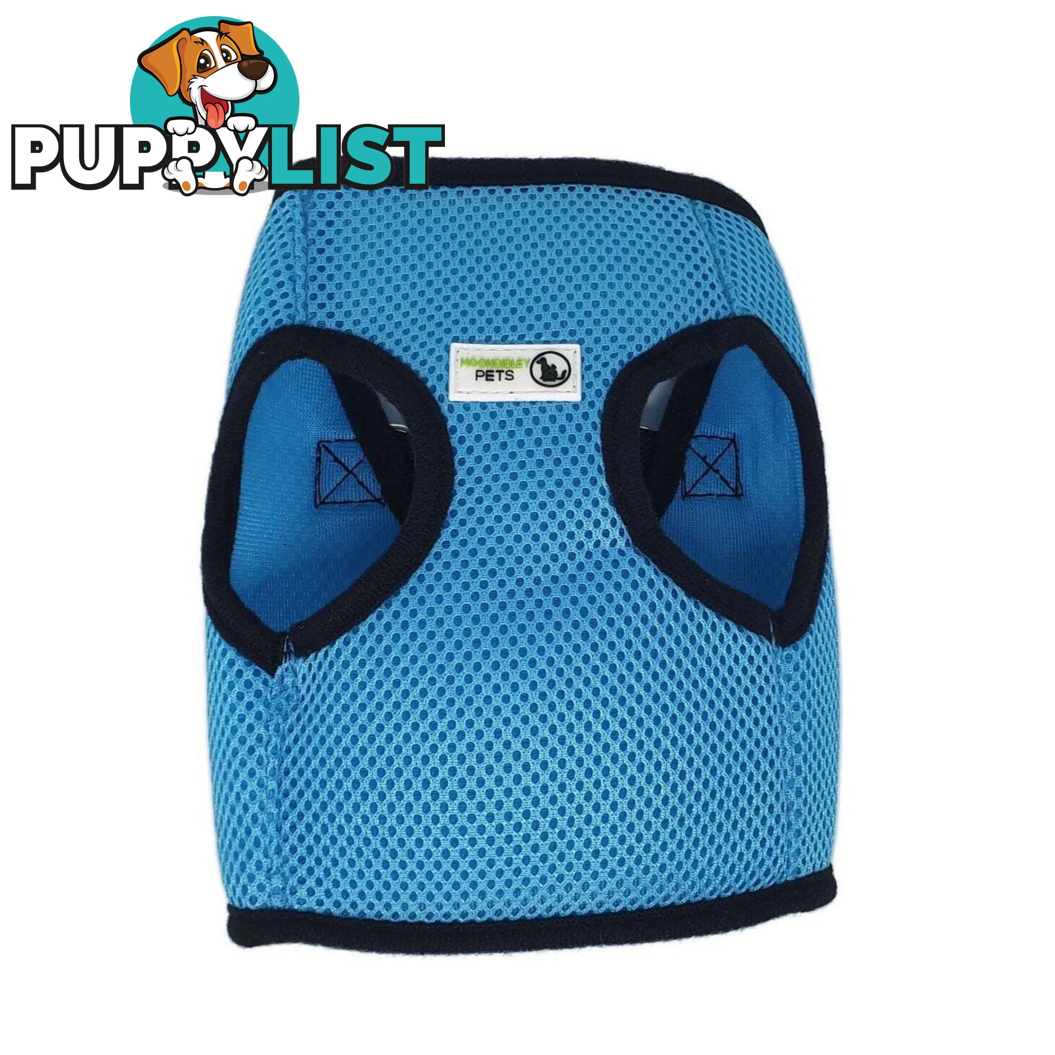 Doggie ID Vest Soft Air Mesh Personlised Embroidered - MDPIDVESXSPNK