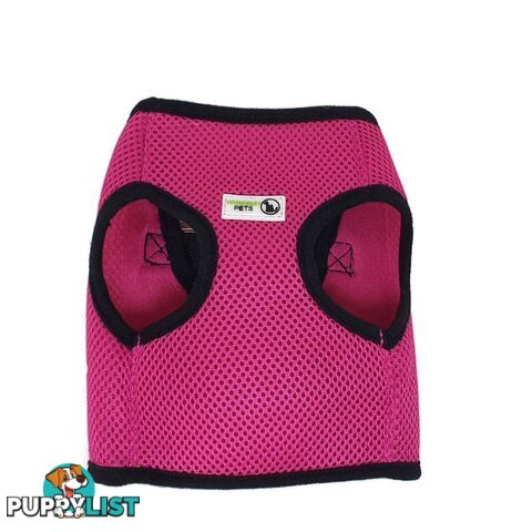 Doggie ID Vest Soft Air Mesh Personlised Embroidered - MDPIDVESXSPNK