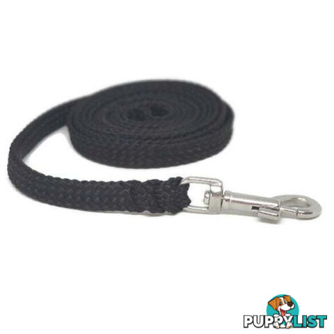 1.8m to 10m Long Dog Lead No Stitching Tough Yarnix 10mm Wide - YNXLD10-10-PUR-BR