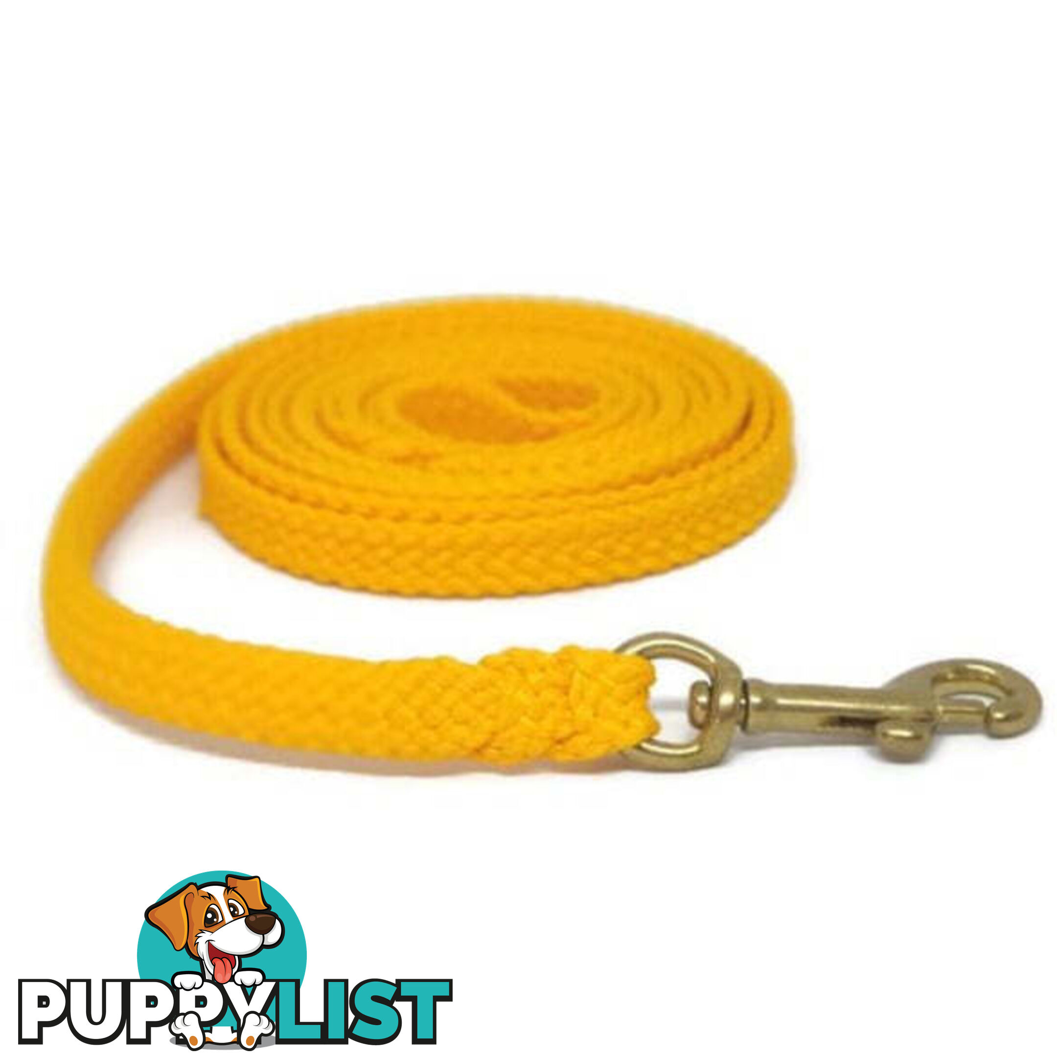 1.8m to 10m Long Dog Lead No Stitching Tough Yarnix 10mm Wide - YNXLD10-10-PUR-BR