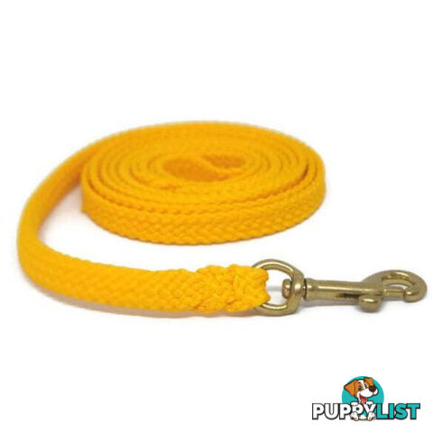 1.8m to 10m Long Dog Lead No Stitching Tough Yarnix 10mm Wide - YNXLD10-10-PUR-BR