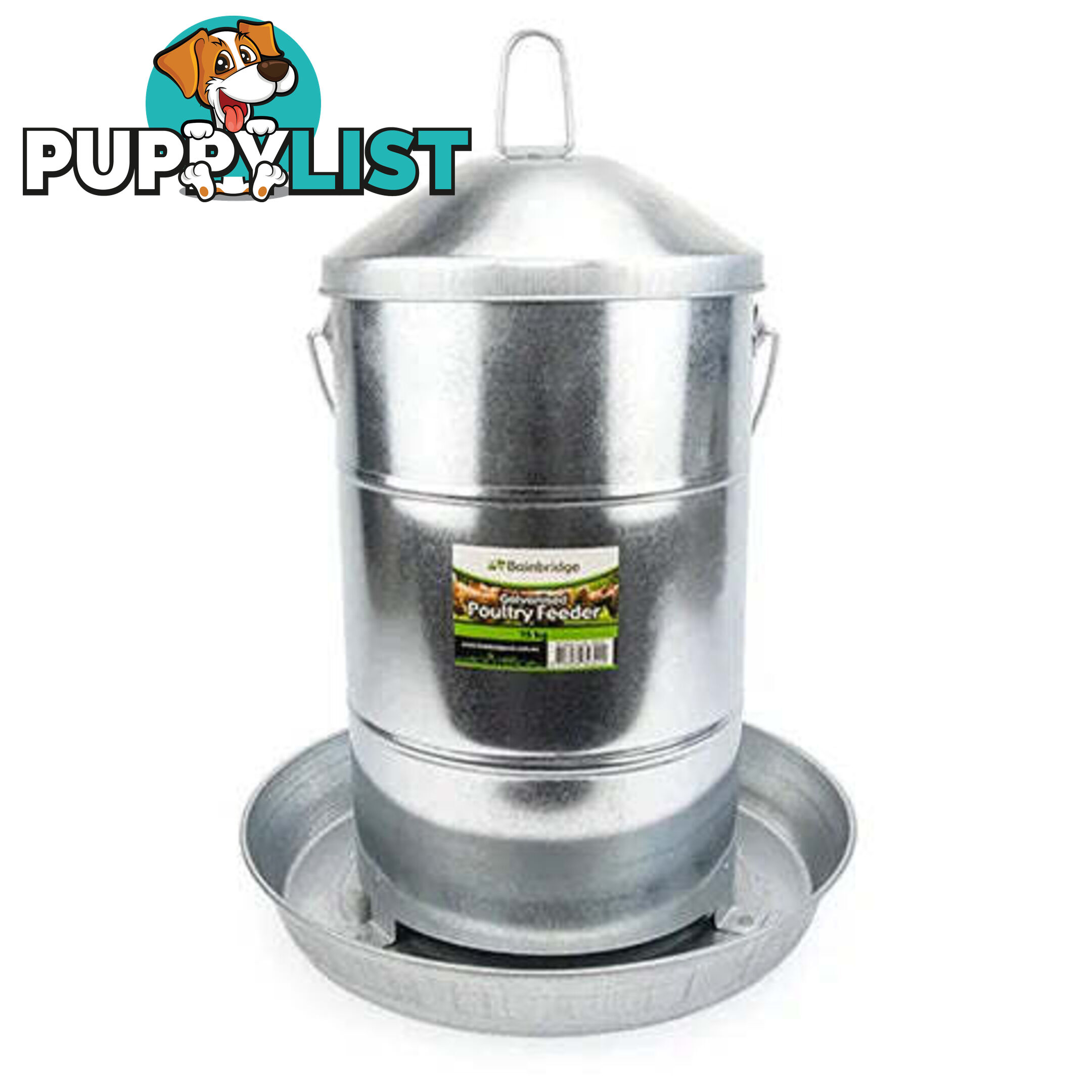 GALVANISED POULTRY FEEDER - BAINBRIDGE - BB-A8054