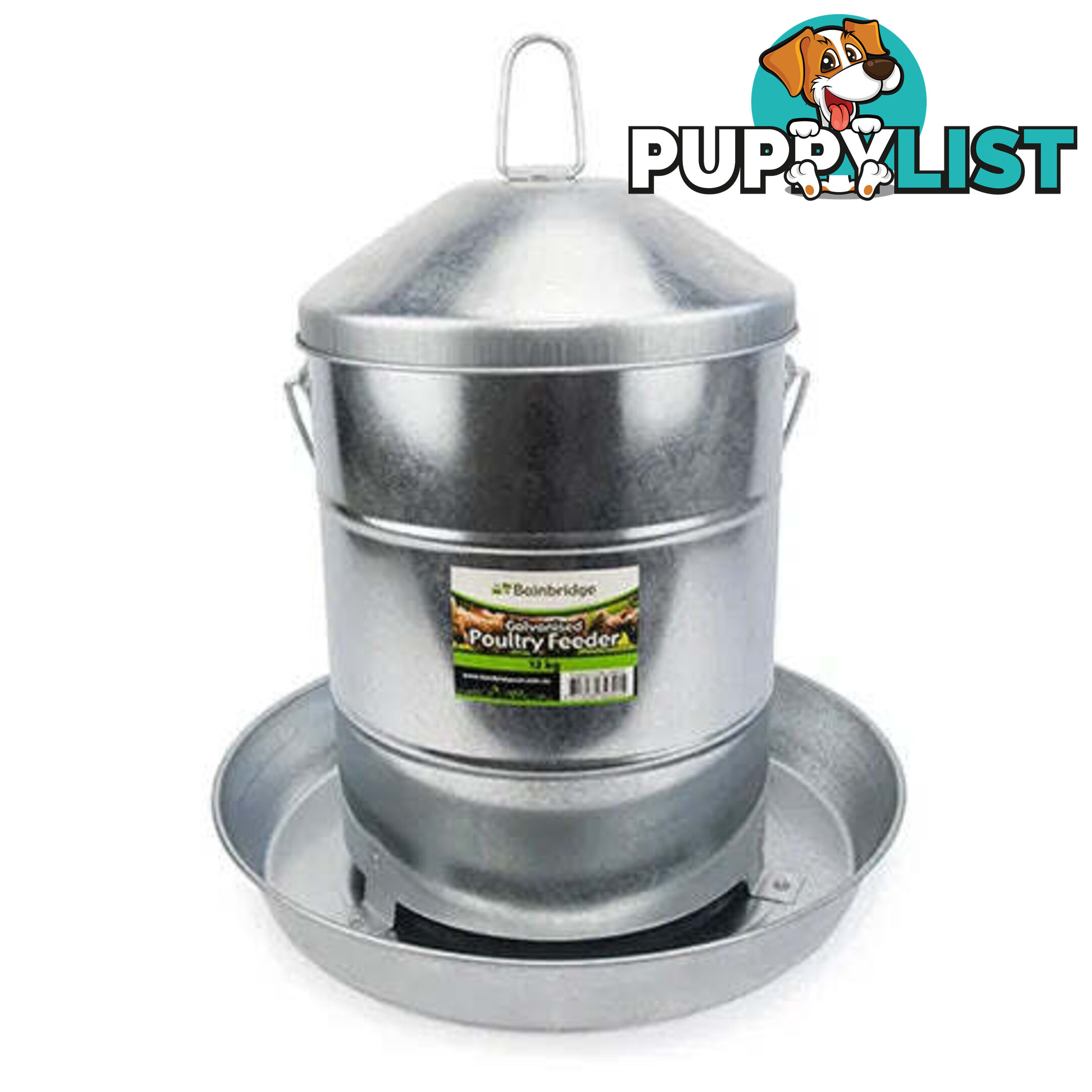 GALVANISED POULTRY FEEDER - BAINBRIDGE - BB-A8054