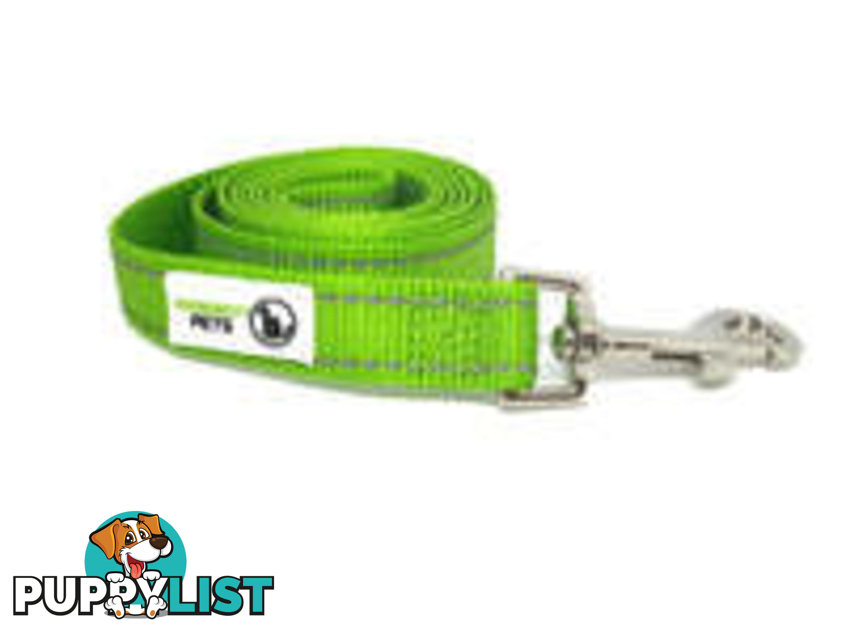 10m Long Nylon w/Reflective Stitching Dog Lead - Moondidley Pets - MDPLDREFLTUR2510