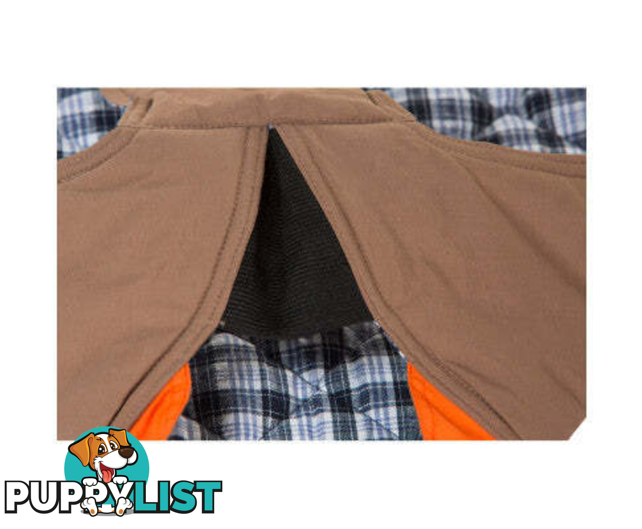 Dog Coat - Brown - 35cm - V208-CSW-35