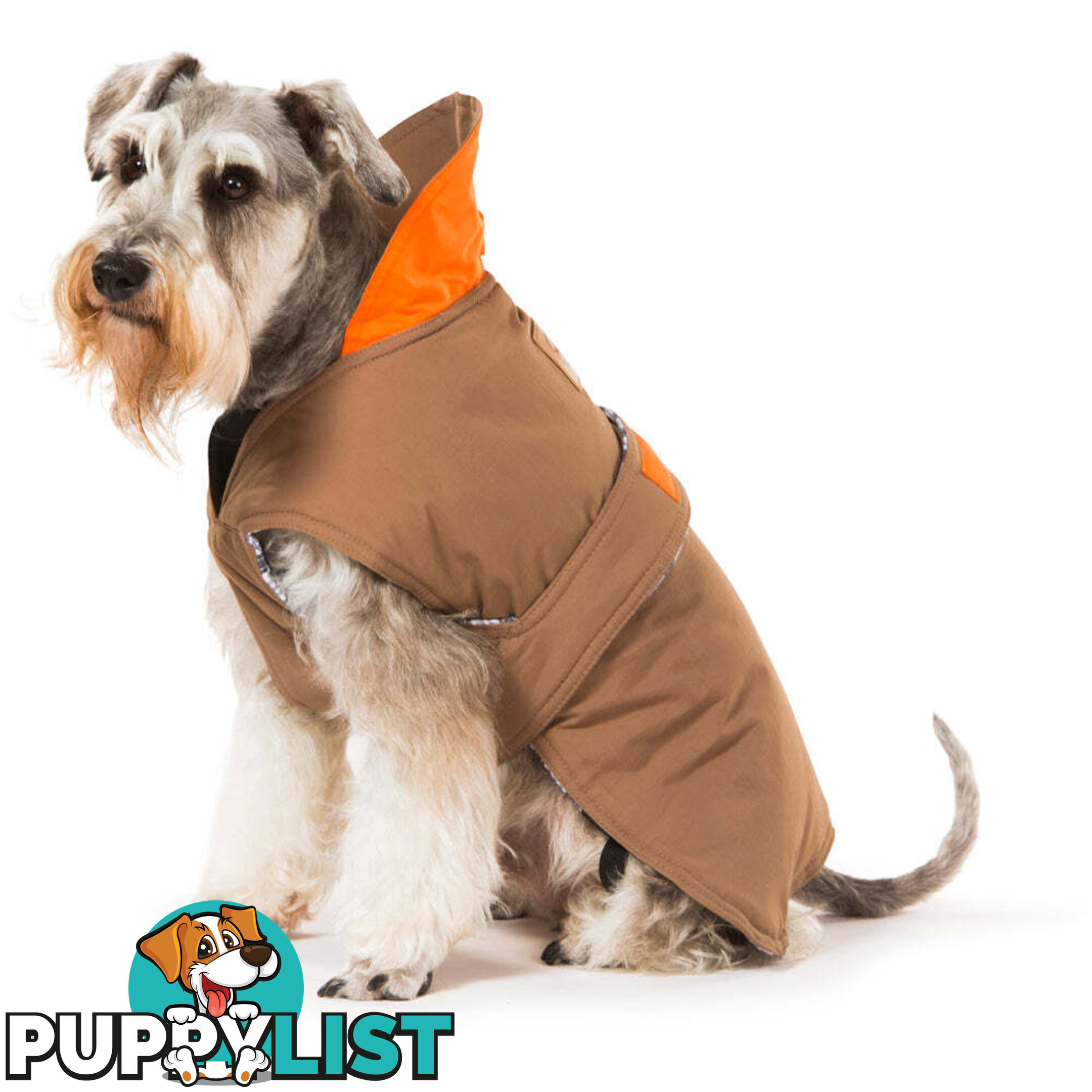 Dog Coat - Brown - 35cm - V208-CSW-35