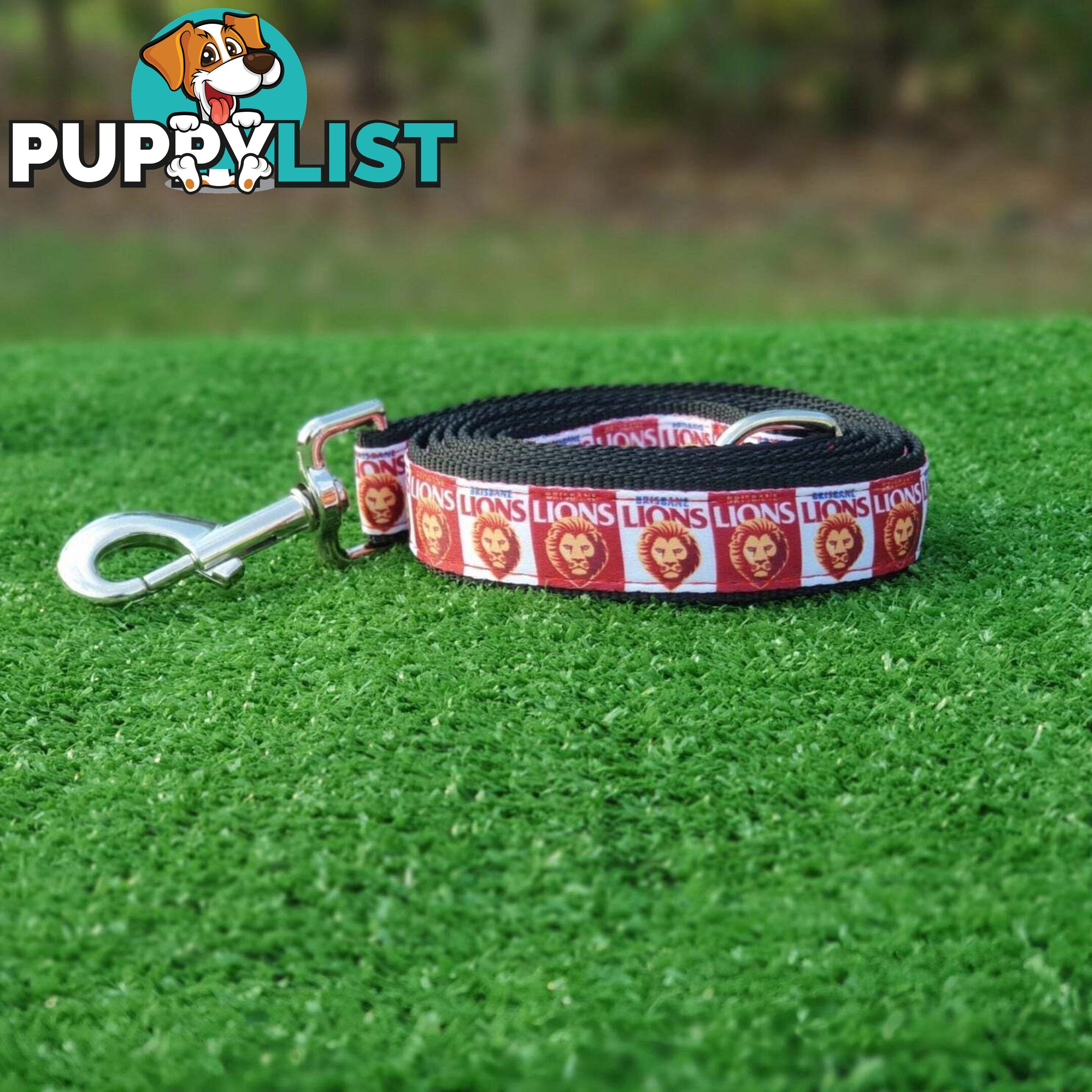 AFL Dog Leads, Footy - Aussie Rules - Moondidley Pets - MDPLDAFL-MEDE
