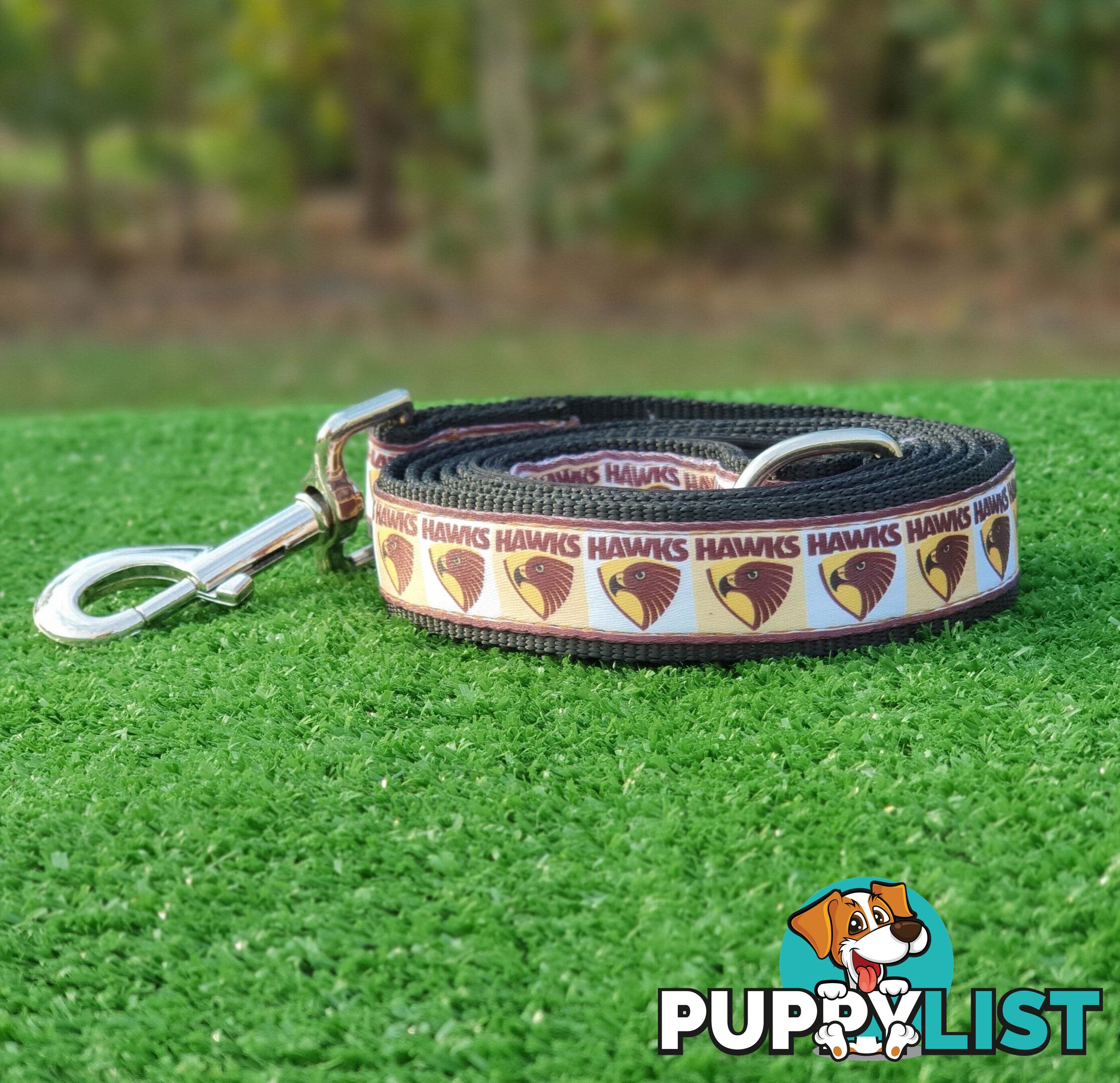AFL Dog Leads, Footy - Aussie Rules - Moondidley Pets - MDPLDAFL-MEDE