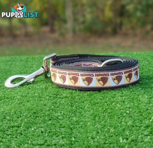 AFL Dog Leads, Footy - Aussie Rules - Moondidley Pets - MDPLDAFL-MEDE