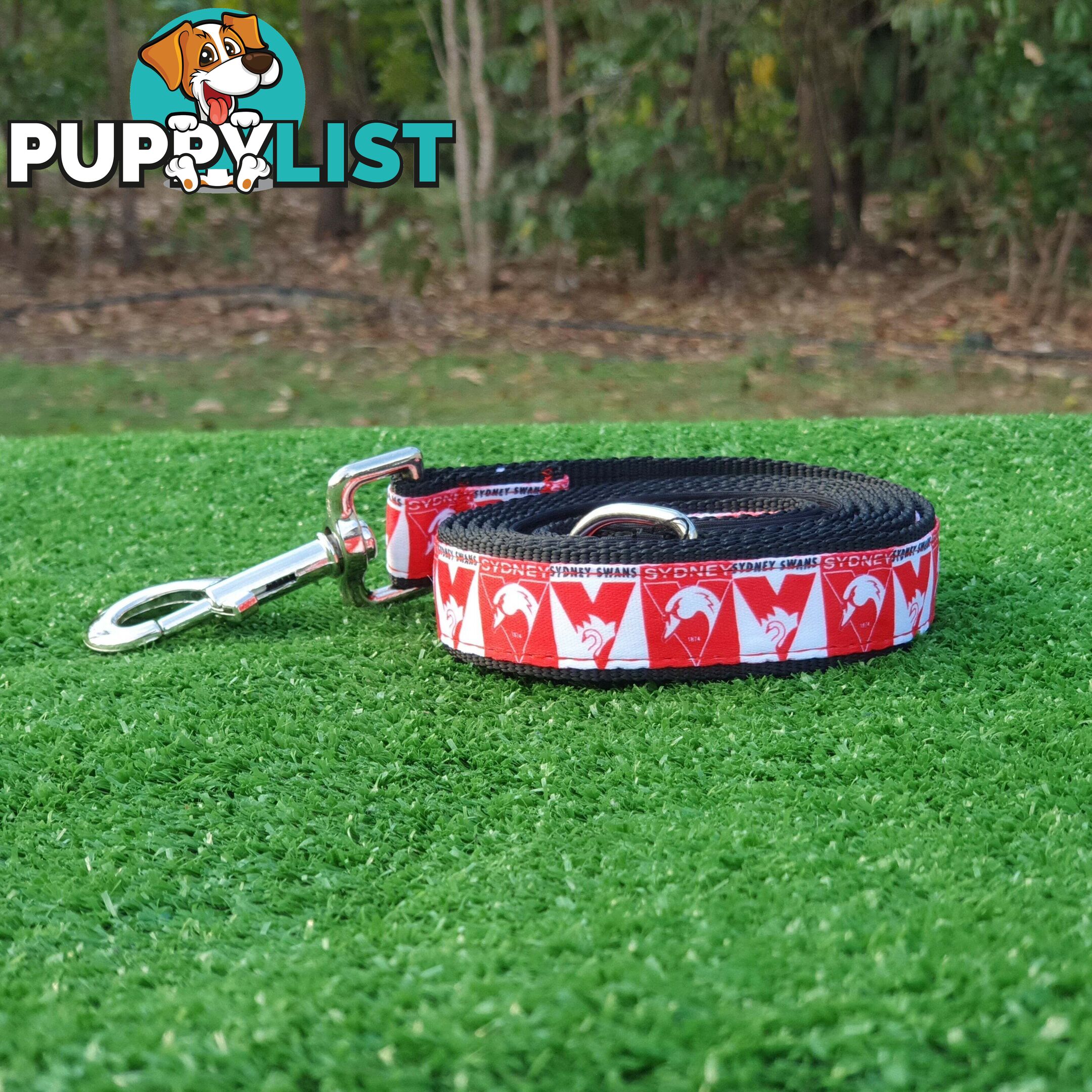 AFL Dog Leads, Footy - Aussie Rules - Moondidley Pets - MDPLDAFL-MEDE