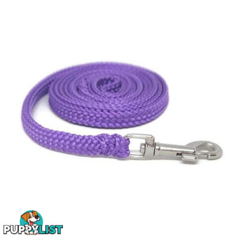 1.8m to 10m Long Dog Lead No Stitching Tough Yarnix 10mm Wide - YNXLD10-5-PNK-SS