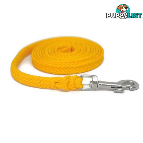 1.8m to 10m Long Dog Lead No Stitching Tough Yarnix 10mm Wide - YNXLD10-5-PNK-SS