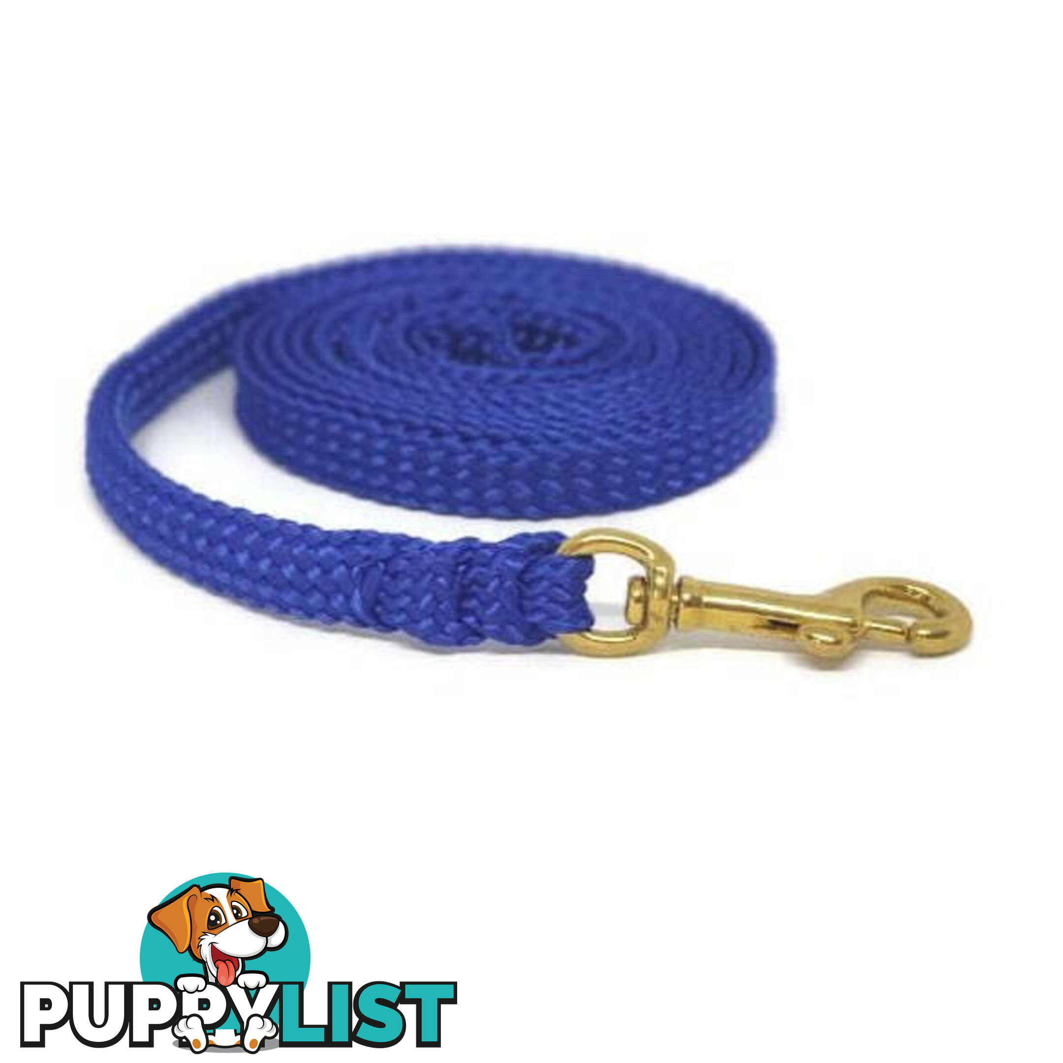1.8m to 10m Long Dog Lead No Stitching Tough Yarnix 10mm Wide - YNXLD10-5-PNK-SS
