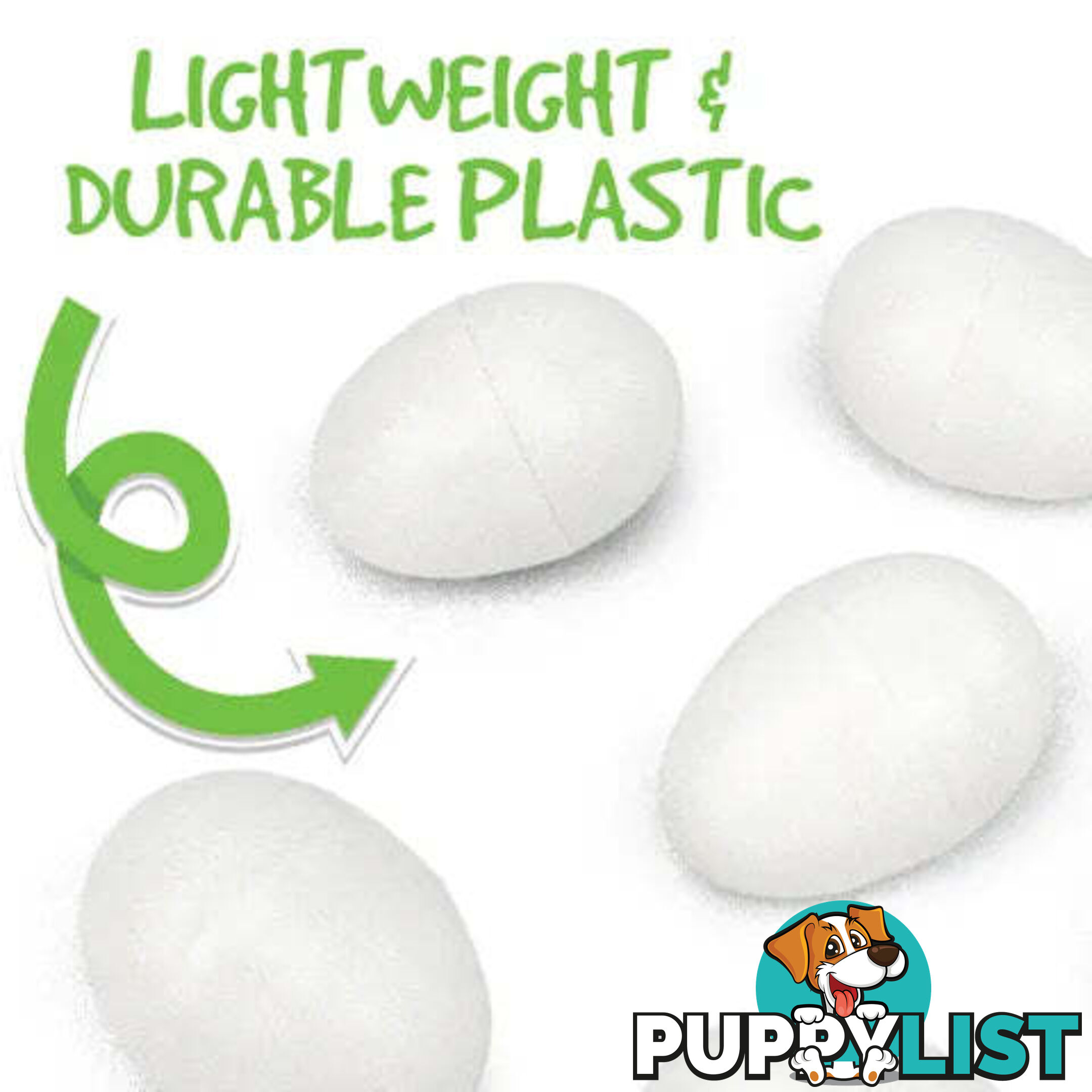 PLASTIC NESTING EGGS - BAINBRIDGE - BB-A8174