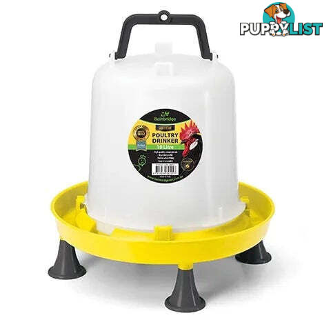 SUPREME POULTRY DRINKER WITH HANDLE - BAINBRIDGE - BB-A8091