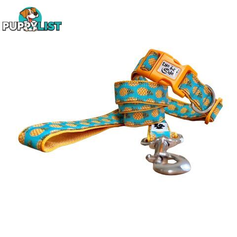 Pineapple Dog Lead - Hand Made by The Bark Side - TBSLDPINE201.5
