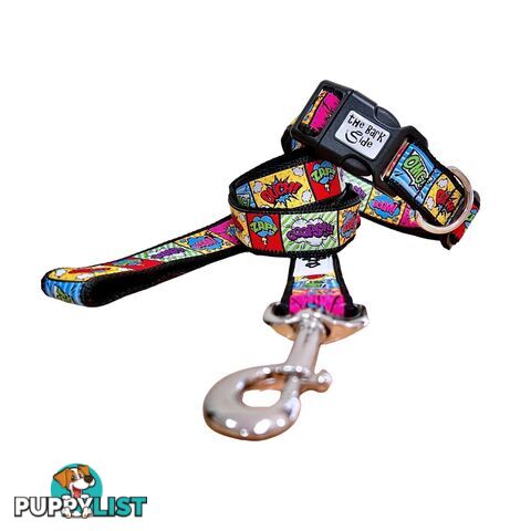 Comic Mania Dog Lead / Dog Leash - Hand Made by The Bark Side - TBSLDCOM201.2