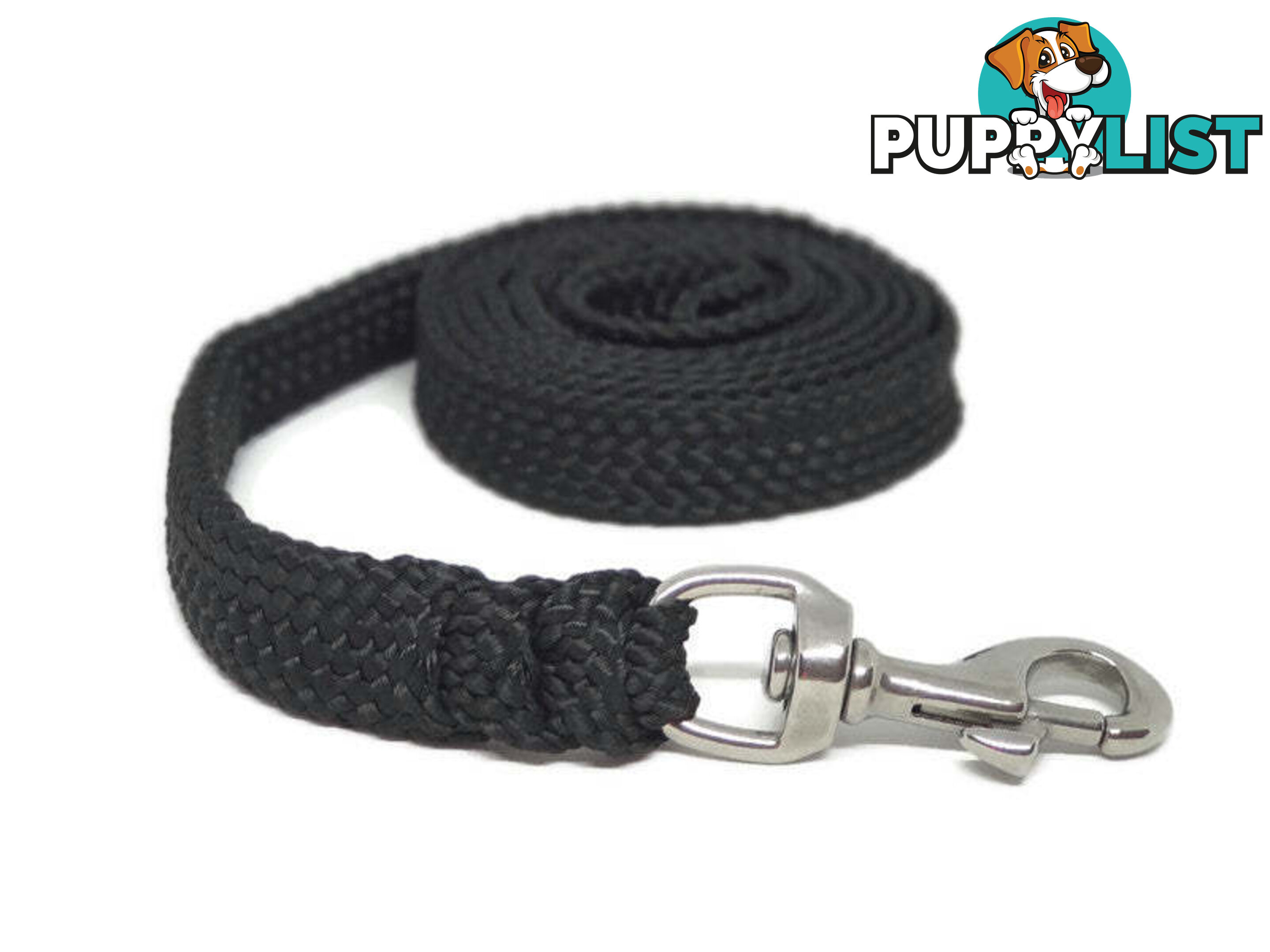 1.8m to 10m Long Dog Lead No Stitching Tough Yarnix 20mm Wide - YNXLD205BRBLUYEL