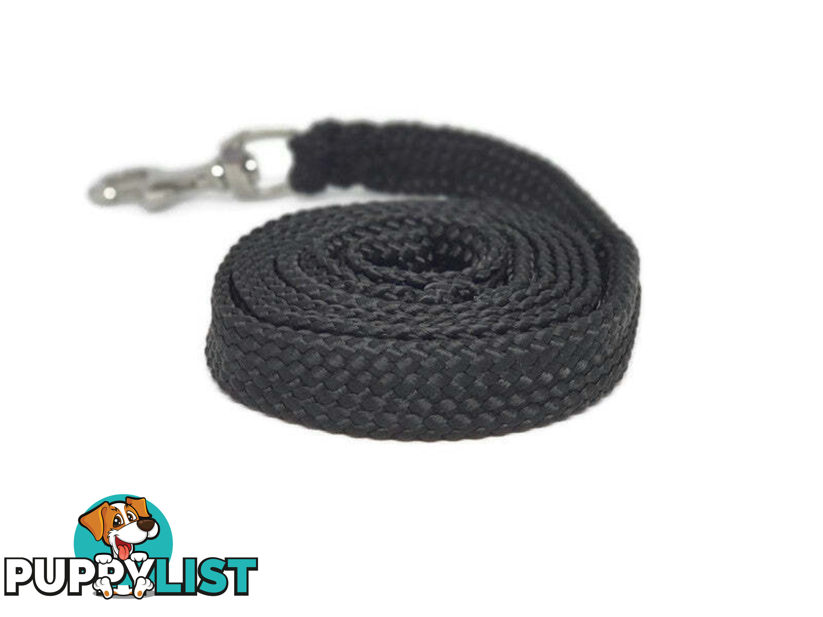 1.8m to 10m Long Dog Lead No Stitching Tough Yarnix 20mm Wide - YNXLD205BRBLUYEL