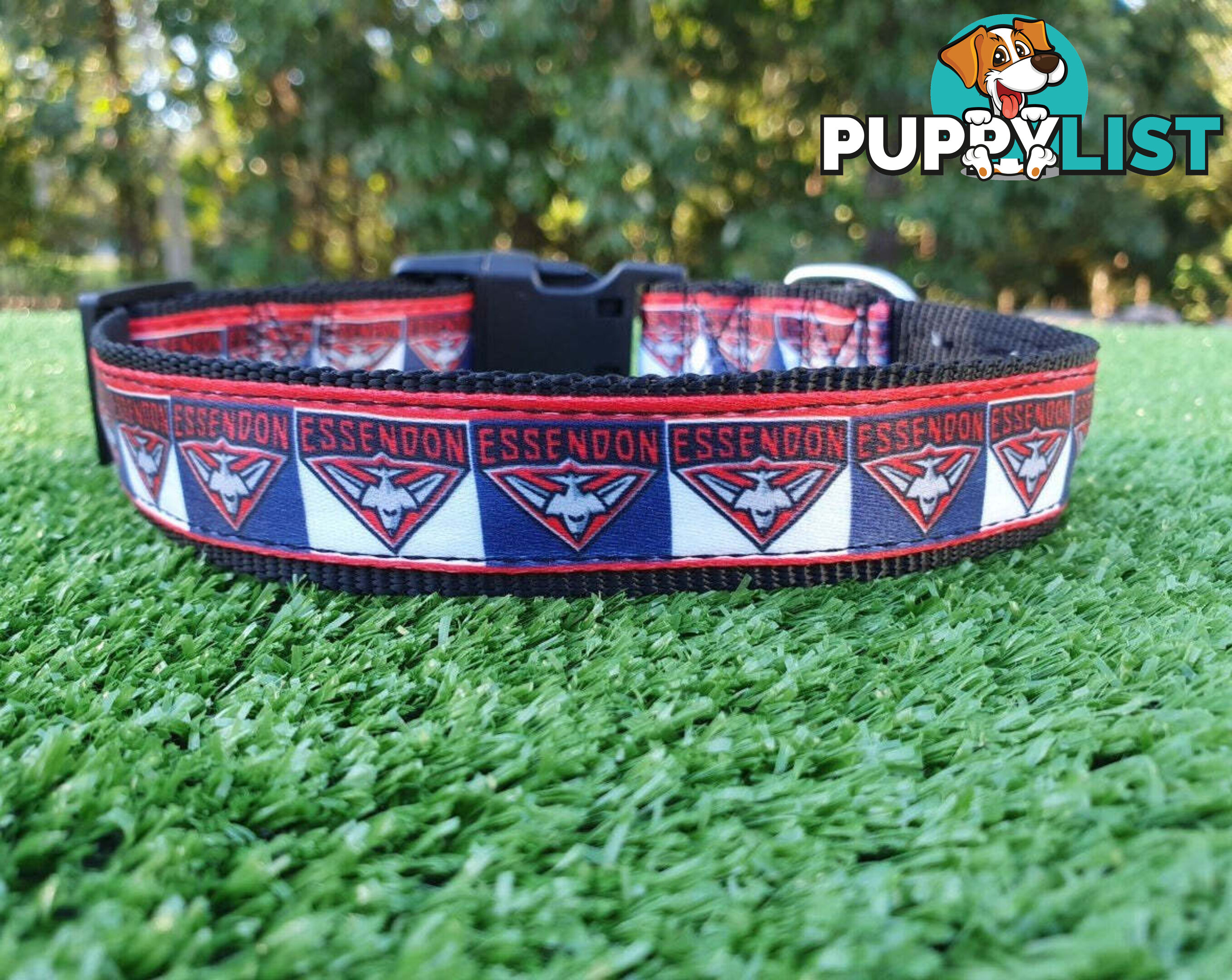 AFL Dog Collars, Footy - Aussie Rules - Moondidley Pets - MDPCOLAFLMHH