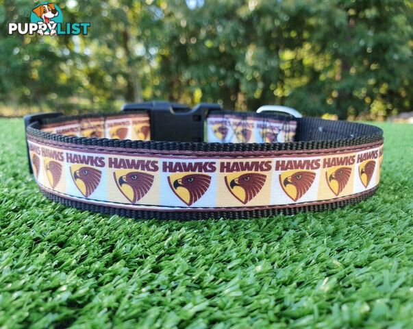AFL Dog Collars, Footy - Aussie Rules - Moondidley Pets - MDPCOLAFLMHH