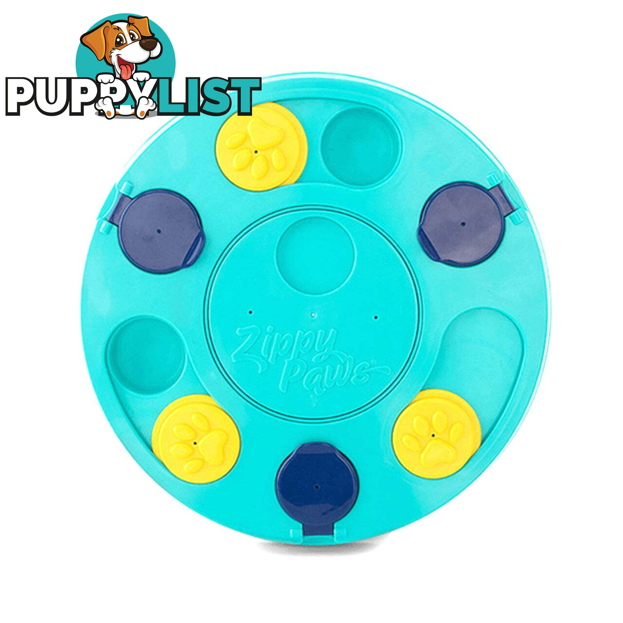 SMARTY PAWS PUZZLER PUZZLE FEEDER - 28cm - Zippy Paws - PPP-49-ZP01455-tur