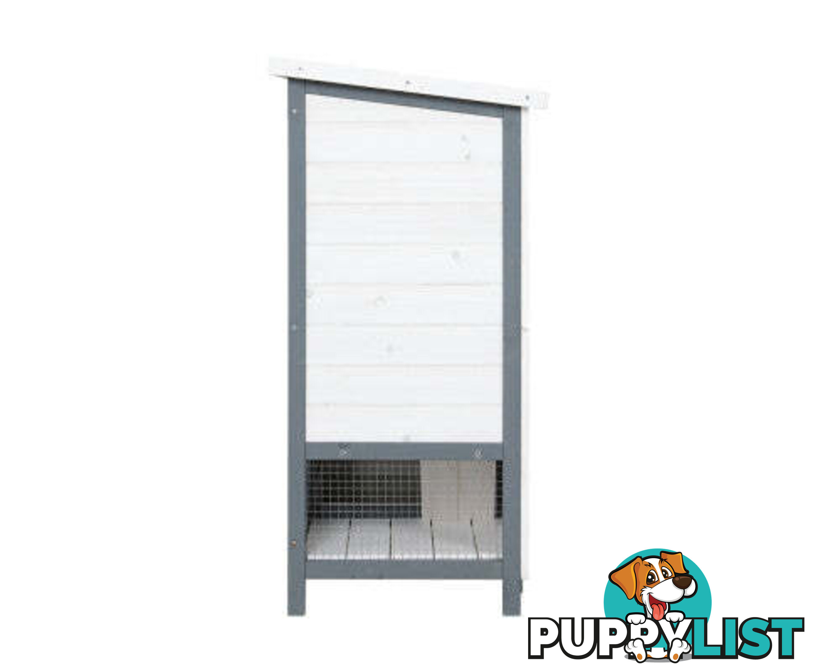 i.Pet Rabbit Hutch 98cm x 45cm x 92cm Chicken Coop Large Wooden House Run Cage Bunny Guinea Pig - PET-RH-475S-GR
