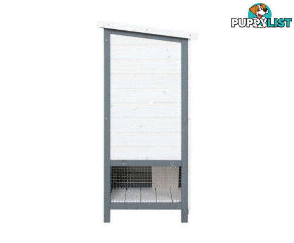 i.Pet Rabbit Hutch 98cm x 45cm x 92cm Chicken Coop Large Wooden House Run Cage Bunny Guinea Pig - PET-RH-475S-GR