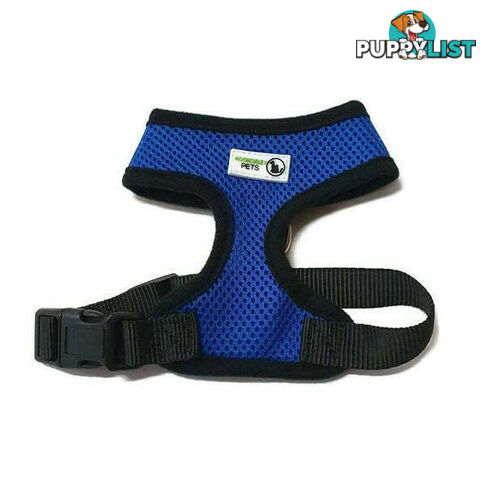 Pet Harness Soft Air Mesh Padded Adjustable  - Moondidley Pets - MDPHARMESMRED