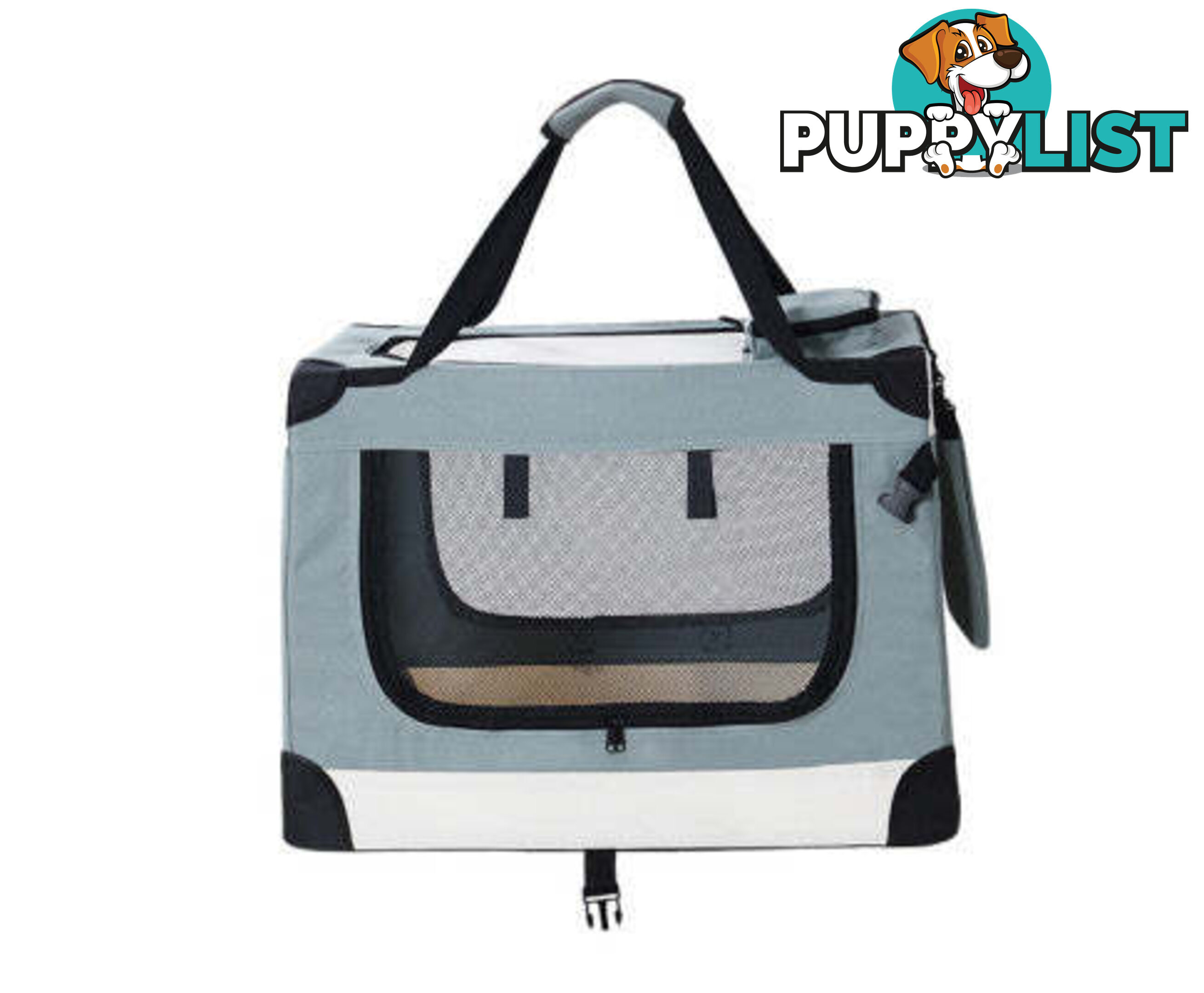 i.Pet Pet Carrier Soft Crate Dog Cat Travel Portable Cage Kennel Foldable - PET-CARRIER-L-BL
