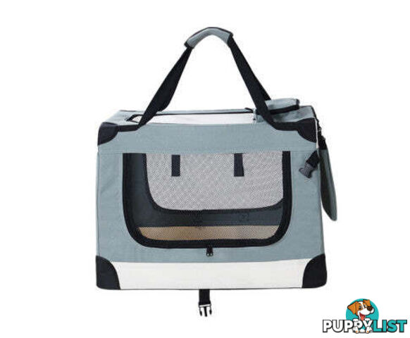 i.Pet Pet Carrier Soft Crate Dog Cat Travel Portable Cage Kennel Foldable - PET-CARRIER-L-BL