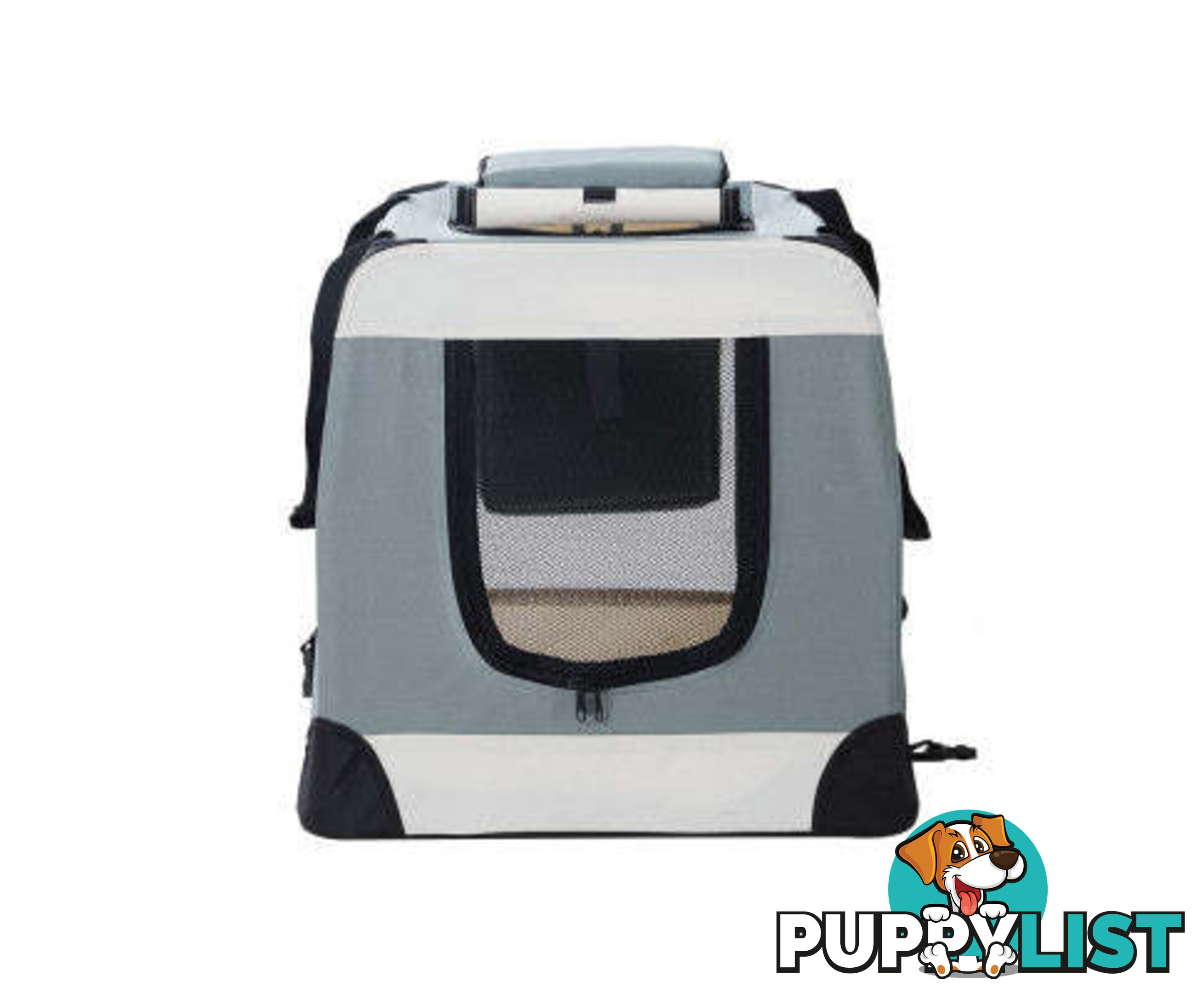 i.Pet Pet Carrier Soft Crate Dog Cat Travel Portable Cage Kennel Foldable - PET-CARRIER-L-BL