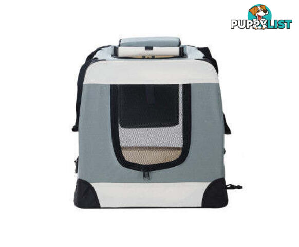 i.Pet Pet Carrier Soft Crate Dog Cat Travel Portable Cage Kennel Foldable - PET-CARRIER-L-BL