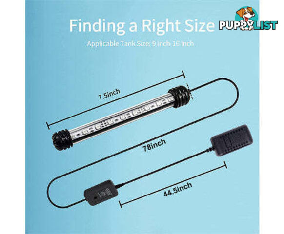 LED Aquarium Fish Tank LED Light Bar Lamp Pool Submersible Waterproof Cool White - V201-YGD0001WH8AU