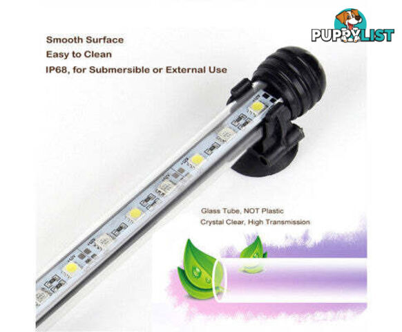LED Aquarium Fish Tank LED Light Bar Lamp Pool Submersible Waterproof Cool White - V201-YGD0001WH8AU