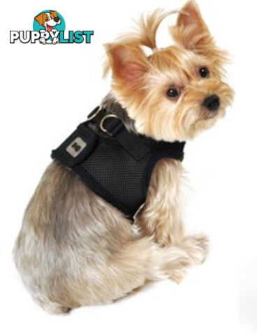 Vest Harness Pet Dog-Cat Step-in Velcro and Buckle Attachments - Moondidley Pets - MDPVESTSPNK