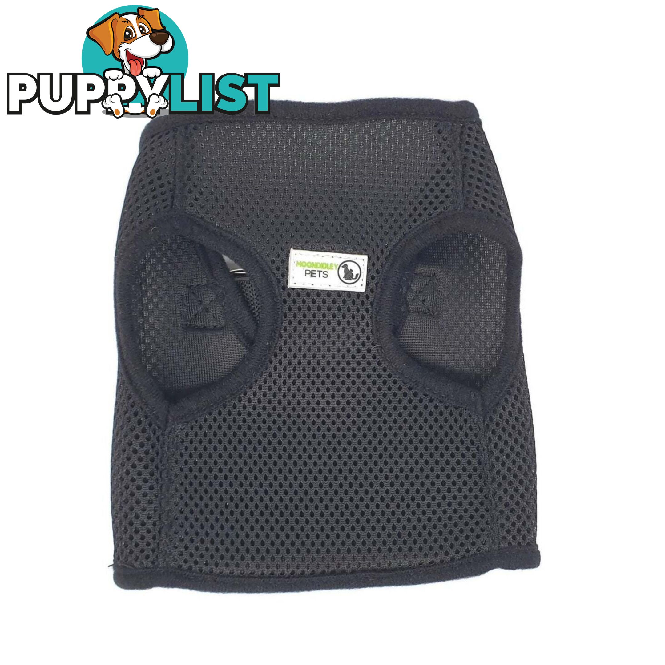 Vest Harness Pet Dog-Cat Step-in Velcro and Buckle Attachments - Moondidley Pets - MDPVESTSPNK