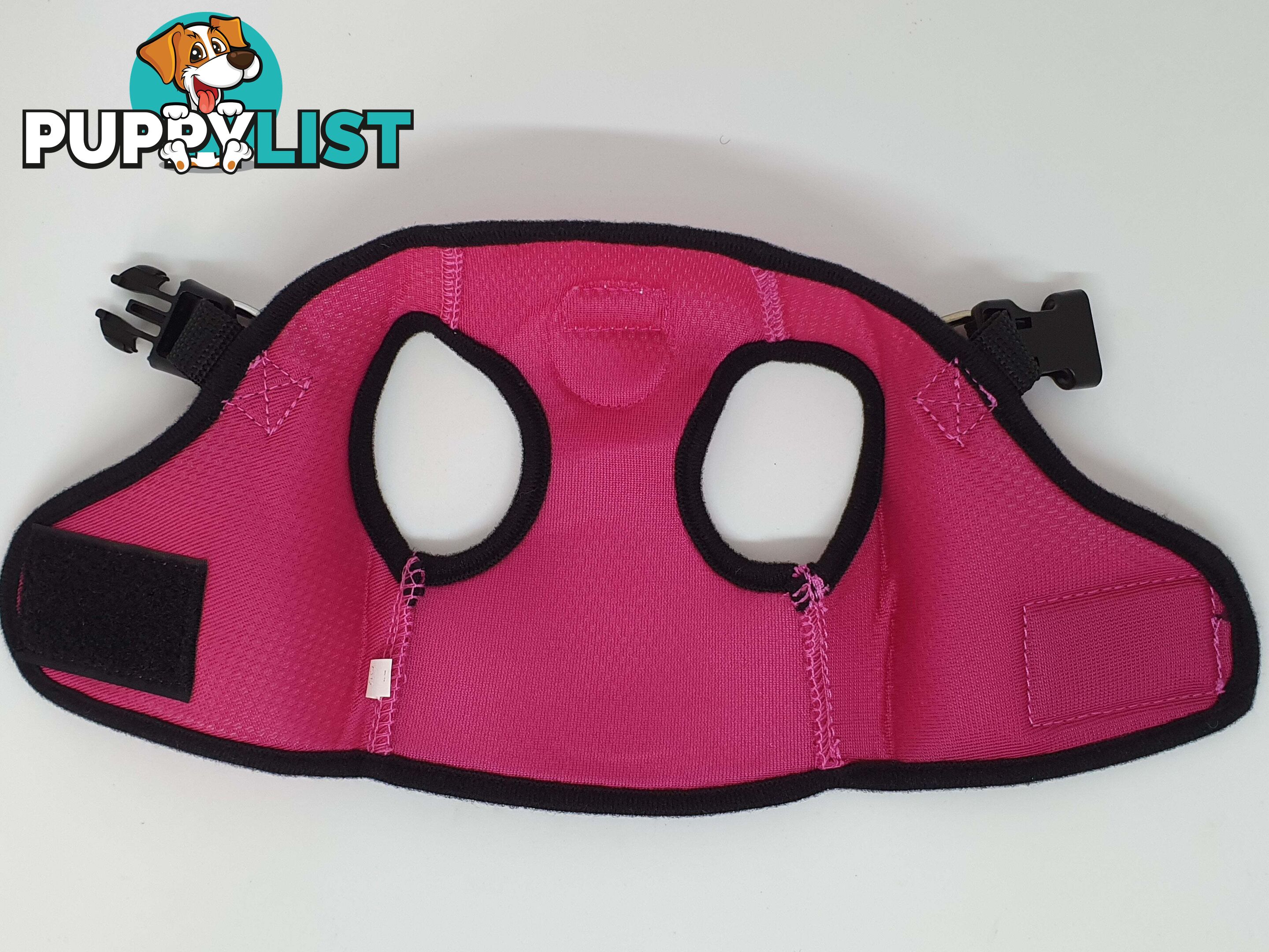 Vest Harness Pet Dog-Cat Step-in Velcro and Buckle Attachments - Moondidley Pets - MDPVESTSPNK