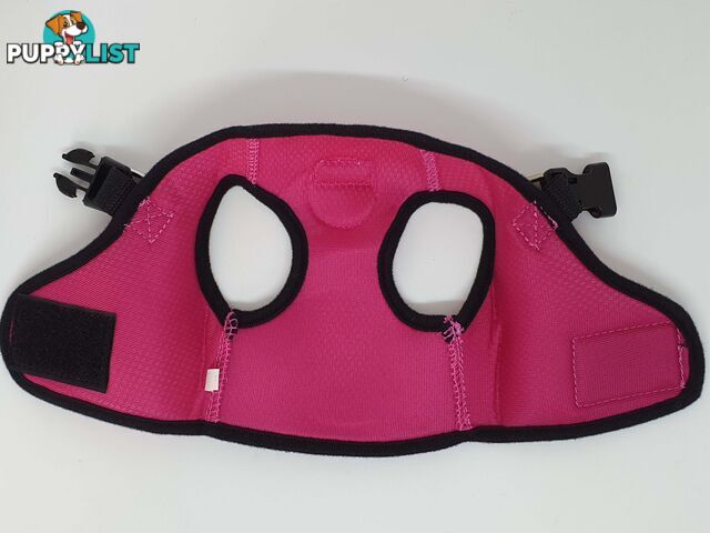 Vest Harness Pet Dog-Cat Step-in Velcro and Buckle Attachments - Moondidley Pets - MDPVESTSPNK