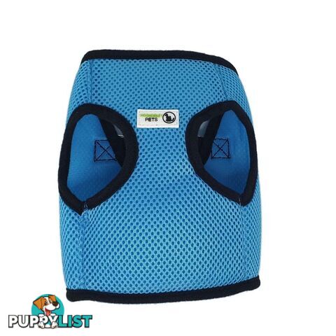 Vest Harness Pet Dog-Cat Step-in Velcro and Buckle Attachments - Moondidley Pets - MDPVESTSPNK