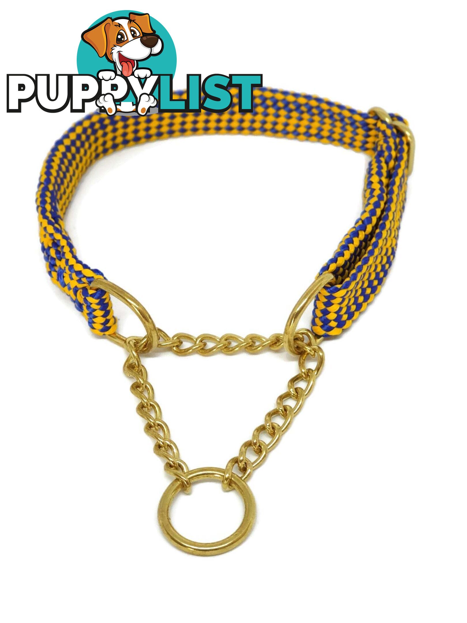 Martingale Dog Collars No Stitching Tough Yarnix - YNXCOLMARXL20LYELBLU