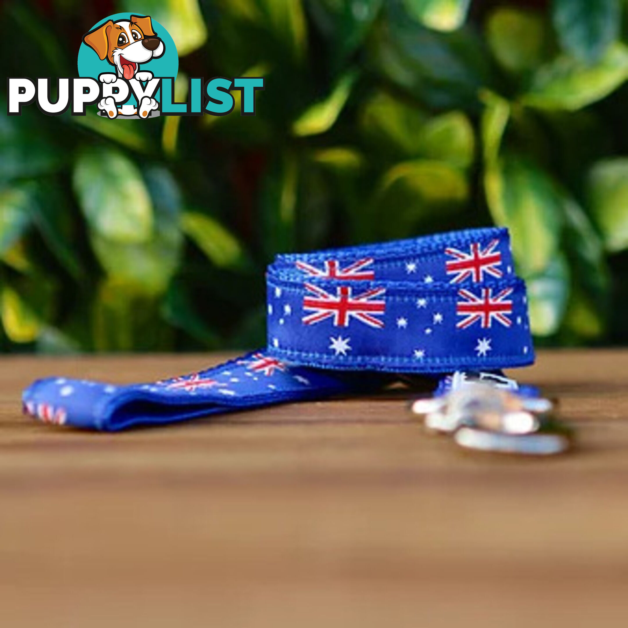 Australia Flag Dog Lead - Hand Made by The Bark Side. - TBSLDAUS201.2