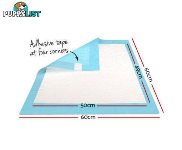 Puppy Dog Pet Training Pads Cat Toilet 60 x 60cm Super Absorbent Indoor Disposable - PET-PAD-PK-200