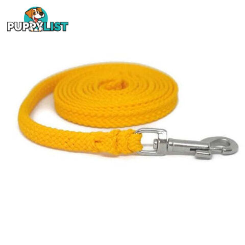 1.8m to 10m Long Dog Lead No Stitching Tough Yarnix 10mm Wide - YNXLD10-3-PUR-BR