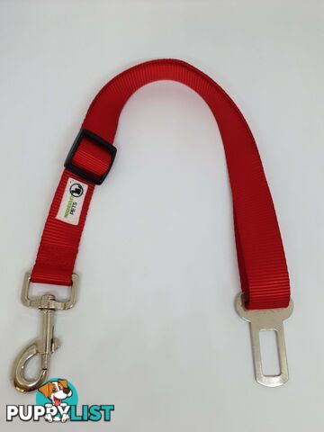 Seat Belt Safety Travel Attachment Connector - Moondidley Pets - MDPSBBLU