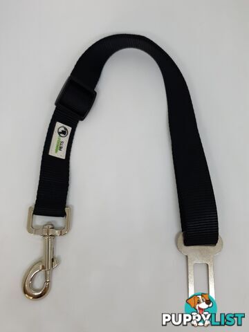 Seat Belt Safety Travel Attachment Connector - Moondidley Pets - MDPSBBLU