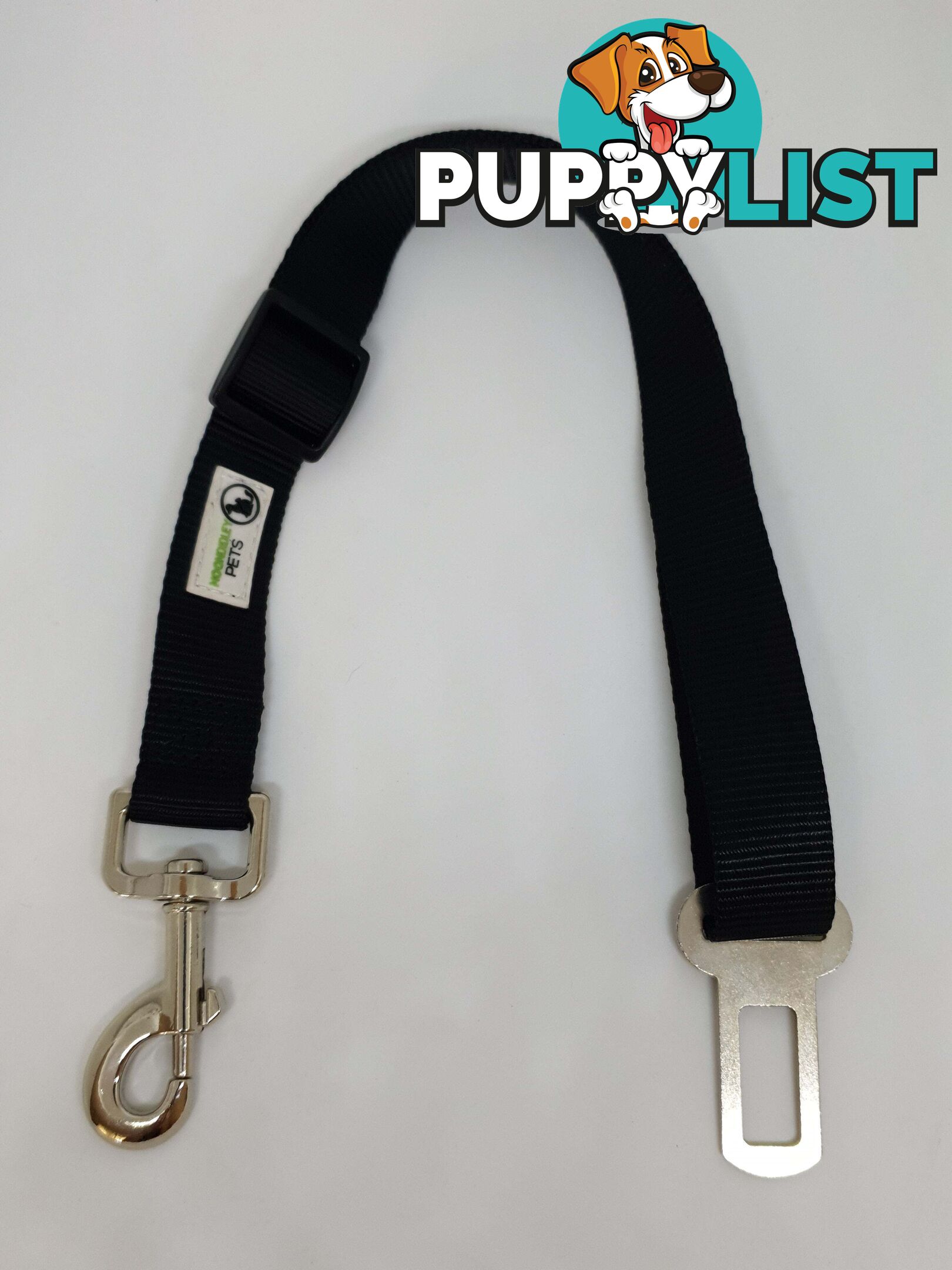 Seat Belt Safety Travel Attachment Connector - Moondidley Pets - MDPSBBLU